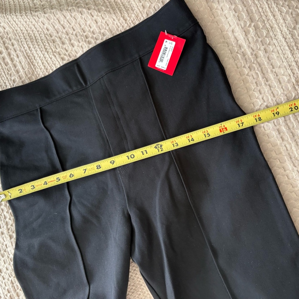 SPANX NWT Hi-rise flare in ponte classic black pants. Size large tall. - Picture 7 of 10